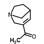 CAS#: 141453-98-7， 1-(1-Azabicyclo[3.2.1]Oct-3-En-3-Yl)Ethanone