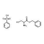 CAS#: 141527-77-7， Benzyl Serinate Benzenesulfonate (1:1)
