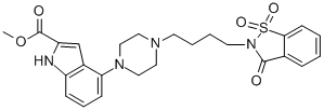 CAS#: 141533-35-9， Methyl 4-[4-[4-(1,1,3-Trioxo-1,2-Benzothiazol-2-Yl)Butyl]Piperazin-1-Yl]-1H-Indole-2-Carboxylate