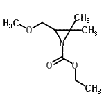 CAS#: 141538-87-6， Ethyl 3-(Methoxymethyl)-2,2-Dimethyl-1-Aziridinecarboxylate
