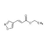CAS#: 141679-69-8， Ethyl (2E)-3-(1,2-Oxazol-4-Yl)Acrylate