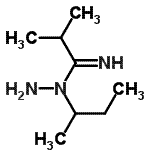 CAS#: 141739-21-1， N-sec-Butyl-2-methylpropanimidohydrazide