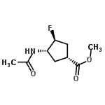 CAS#: 141765-39-1， Methyl (1R,3S,4S)-3-Acetamido-4-Fluorocyclopentanecarboxylate