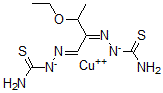 CAS#: 14186-84-6， 3-Ethoxy-2-oxobutyraldehyde bis(thiosemicarbazonato)copper(II)