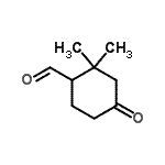 CAS#: 141891-09-0， 2,2-Dimethyl-4-Oxocyclohexanecarbaldehyde