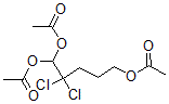 结构式 CAS# 141942-61-2, (1,5-二乙酰氧基-2,2-二氯戊基)乙酸酯