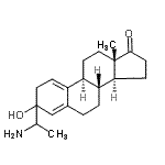 CAS#: 142062-08-6， 3-(1-Aminoethyl)-3-Hydroxyestra-1(10),4-Dien-17-One