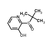 CAS#: 142075-39-6， 2-[(2-Methyl-2-Propanyl)Sulfinyl]-3-Pyridinol