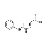 CAS#: 142115-63-7， 5-Anilino-1H-Pyrazole-3-Carboxylic Acid