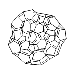 structure of CAS# 142136-39-8, Fullerene-C76;D2-C76-Fulleren