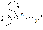CAS#: 142146-96-1， 2-[1,1-Di(Phenyl)Ethylsulfanyl]-N,N-Diethylethanamine