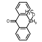 structure of CAS# 142256-62-0, (2-Methoxyphenyl)-(O-Tolyl)Methanone;2-methoxy-2'-methylbenzophenone