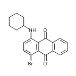 CAS#: 14233-28-4， 1-Bromo-4-(Cyclohexylamino)Anthracene-9,10-Dione