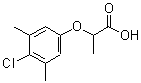 structure of CAS# 14234-20-9, 2-(4-Chloro-3,5-Dimethylphenoxy)Propanoic Acid;2-(4-chloro-3,5-dimethylphenoxy)propanoic acid;2-(4-Chloro-3,5-dimethyl-phenoxy)-propionic acid;BAS 13522242