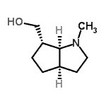 CAS#: 142433-97-4， [(3aR,6S,6aS)-1-Methyl-3,3A,4,5,6,6A-Hexahydro-2H-Cyclopenta[b]Pyrrol-6-Yl]Methanol