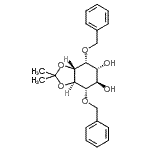 CAS#: 142435-92-5， (3aR,4R,5R,6R,7S,7aR)-4,7-Bis(Benzyloxy)-2,2-Dimethylhexahydro-1,3-Benzodioxole-5,6-Diol