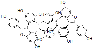 CAS#: 142449-89-6， Vitisin A