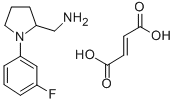 CAS#: 142469-91-8， (-)-1-(3-Fluorophenyl)-2-Pyrrolidinemethanamine Fumarate