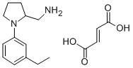 CAS#: 142469-95-2， (-)-1-(3-Ethylphenyl)-2-Pyrrolidinemethanamine Fumarate