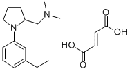 CAS#: 142469-97-4， (-)-N,N-Dimethyl-1-(3-Ethylphenyl)-2-Pyrrolidinemethanamine Fumarate