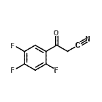 结构式 CAS# 142501-42-6, 3-氧代-3-(2,4,5-三氟苯基)丙腈