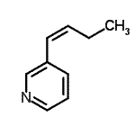 CAS#: 142505-10-0， 3-[(1Z)-1-Buten-1-Yl]Pyridine