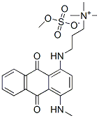 CAS#: 14254-18-3， 3-[[9,10-Dihydro-4-(Methylamino)-9,10-Dioxo-1-Anthryl]Aminopropyl]Trimethylammonium Methyl Sulphate