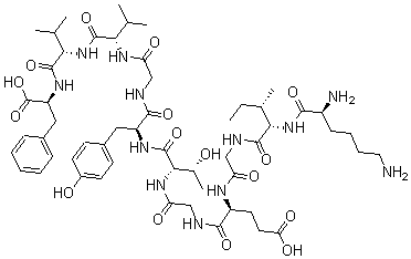 CAS#: 142570-54-5， L-Lysyl-L-Isoleucylglycyl-L-alpha-Glutamylglycyl-L-Threonyl-L-Tyrosylglycyl-L-Valyl-L-Valyl-L-Phenylalanine