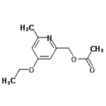 CAS#: 142590-65-6， (4-Ethoxy-6-Methyl-2-Pyridinyl)Methyl Acetate