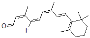 CAS#: 142632-01-7， (2Z,4E,6Z,8E)-4-Fluoro-3,7-Dimethyl-9-(2,6,6-Trimethyl-1-Cyclohexenyl)Nona-2,4,6,8-Tetraenal