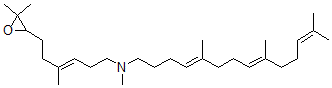 CAS#: 142636-14-4， (4E,8E)-N-[(E)-6-(3,3-Dimethyloxiran-2-Yl)-4-Methylhex-3-Enyl]-N,5,9,13-Tetramethyltetradeca-4,8,12-Trien-1-Amine