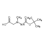 CAS#: 142683-66-7， (1-Methyl-2-{[(2-Methyl-2-Propanyl)Oxy]Carbonyl}Hydrazino)Acetic Acid
