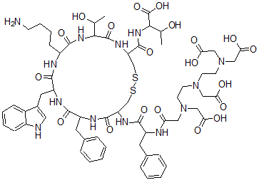 CAS#: 142694-57-3， (Dtpa-Phe(1))-Octreotide