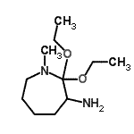 CAS#: 142741-59-1， 2,2-Diethoxy-1-Methyl-3-Azepanamine