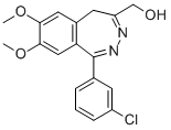 CAS#: 142790-94-1， 1-(3-Chlorophenyl)-4-Hydroxymethyl-7,8-Dimethoxy-5H-2,3-Benzodiazepine