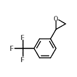 structure of CAS# 1428-54-2, 2-[3-(Trifluoromethyl)Phenyl]Oxirane;MFCD09741315