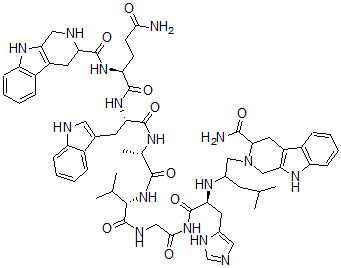 CAS#: 142824-94-0， 1H-Pyrido[3,4-b]indole,L-histidinamide deriv.