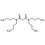 structure of CAS# 14287-98-0, N,N,N',N'-Tetrabutylmalonamide;N,N,N',N'-Tetrabutyl-malonamide