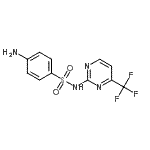 CAS#: 14288-91-6， 4-Amino-N-[4-(Trifluoromethyl)-2-Pyrimidinyl]Benzenesulfonamide