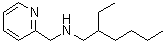 结构式 CAS# 142937-33-5, 2-乙基-N-(2-吡啶基甲基)-1-己胺