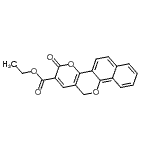 CAS#: 143034-64-4， Ethyl 3-Oxo-3H,12H-Benzo[h]Pyrano[3,2-c]Chromene-2-Carboxylate