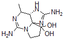 CAS#: 143084-69-9， (3aS-(3aalpha,4alpha,10aR*))-2,6-diamino-3a,4,8,9-tetrahydro-4-methyl-1H,10H-Pyrrolo(1,2-c)purine-10,10-diol