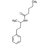structure of CAS# 143086-32-2, N-(4-Phenyl-2-Butanyl)Pentanamide;N-(1-METHYL-3-PHENYLPROPYL)-N-VALERAMIDE;N-(1-Methyl-3-phenylpropyl)valeramide