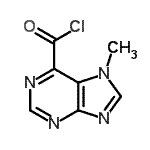 CAS#: 143165-11-1， 7-Methyl-7H-Purine-6-Carbonyl Chloride