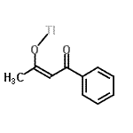 结构式 CAS# 14324-88-0, 铊(1+)(2Z)-4-氧代-4-苯基-2-丁烯-2-醇