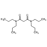 structure of CAS# 143356-43-8, N,N,N',N'-Tetrapropylmalonamide;N,N,N',N'-Tetrapropyl-malonamide;N,N,N,N-TETRAPROPYLMALONAMIDE;ZINC03268012