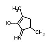 CAS#: 143361-66-4， 5-Imino-2,4-Dimethyl-1-Cyclopenten-1-Ol