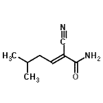 CAS#: 143420-53-5， (2E)-2-Cyano-5-Methyl-2-Hexenamide