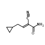 CAS#: 143420-54-6， (2E)-2-Cyano-4-Cyclopropyl-2-Butenamide