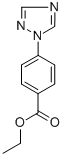 structure of CAS# 143426-48-6, 4-(1H-1,2,4-Triazol-1-Yl)-Benzoic Acid Ethyl Ester;Ethyl 4-(1,2,4-Triazol-1-Yl)Benzoate